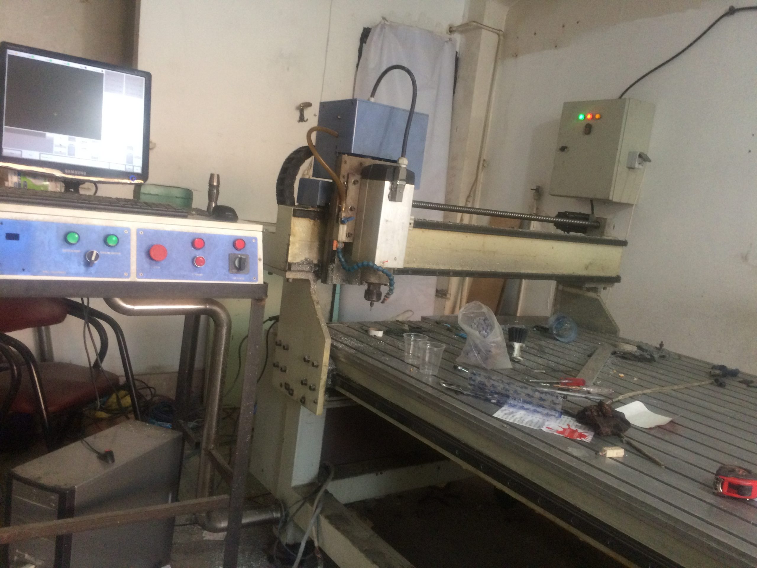Electrical Panel Setup for CNC Router
