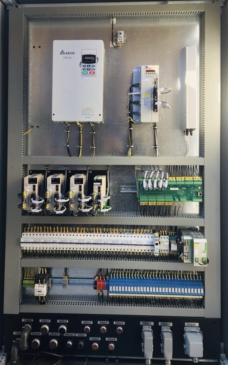 CNC Machining Centre of 5 Interpolated Axis Automation with Radonix Controller, Delta Inverter, Yaskawa Drivers & GSK GS3100 Servo Drive (2020)