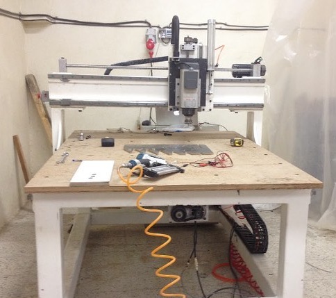 Mini CNC Router Automation with Delta Inverter, Radonix Controller, and KingServo & Estun Drivers (2019)