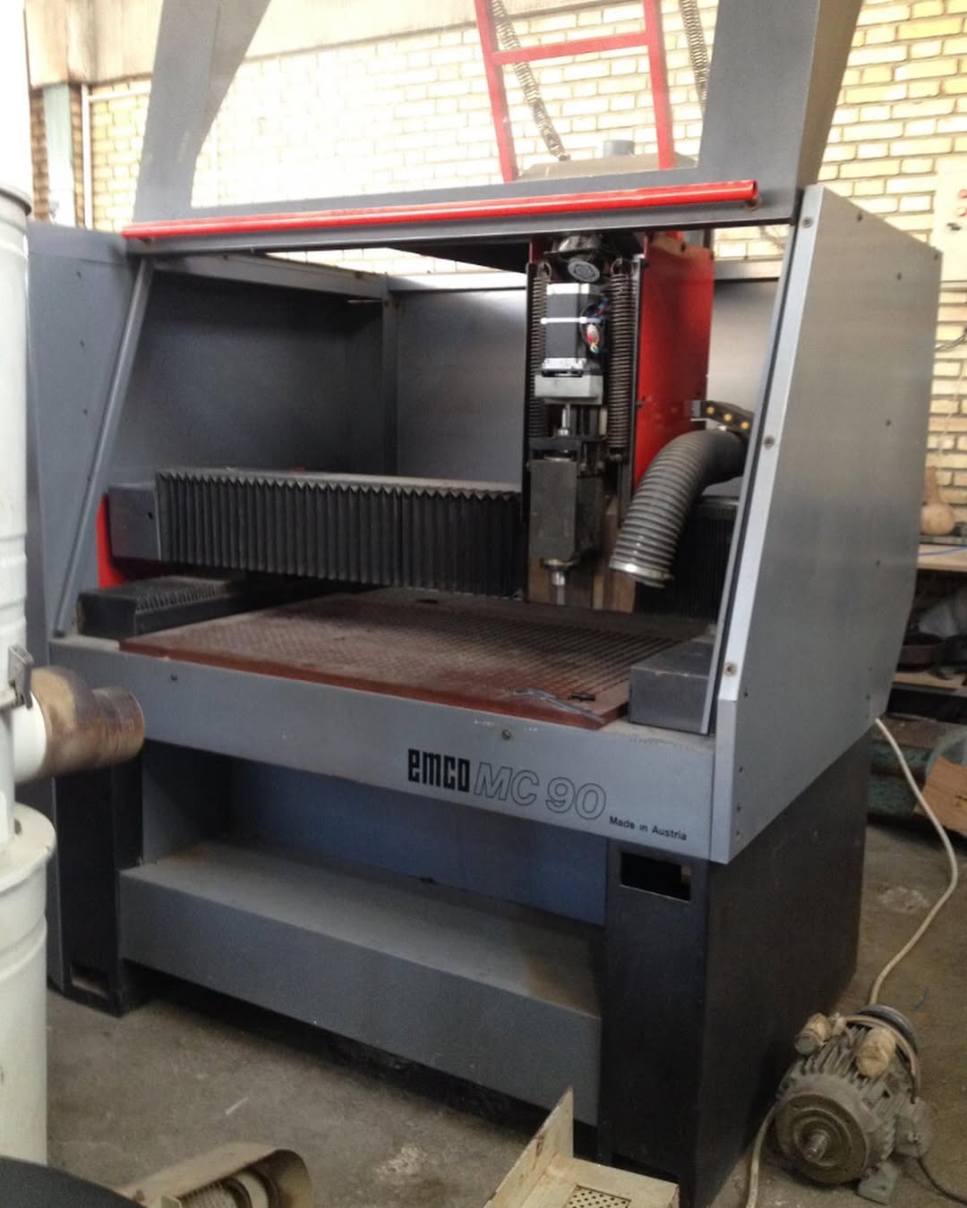 CNC Router EMCO MC90 Automation with Radonix Controller and Stepper Motor Drivers (2019)